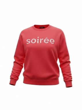 Talbots Bright Red Crewneck Pullover
